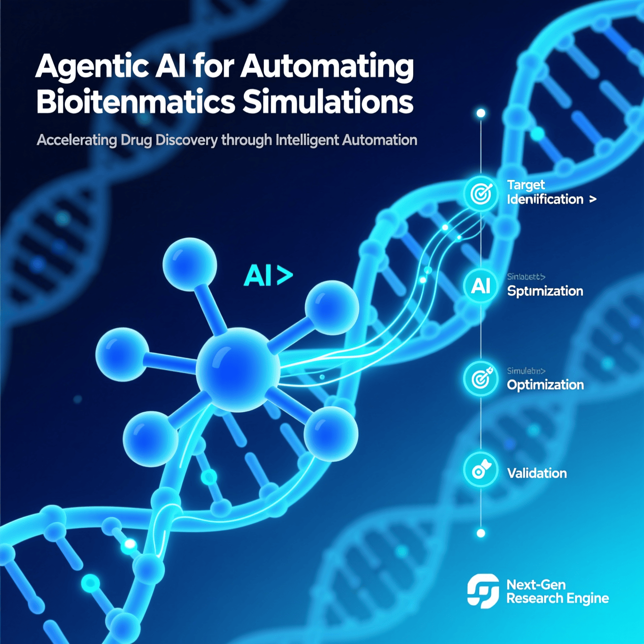 Agentic AI for Automating Bioinformatics Simulations
